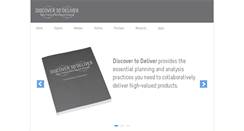 Desktop Screenshot of discovertodeliver.com